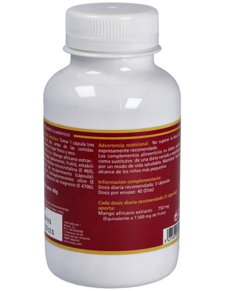 Sotya Mango Africano 650Mg 120Cáps