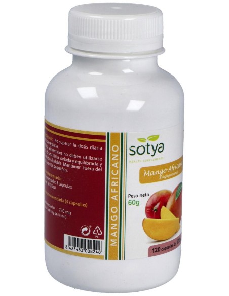Sotya Mango Africano 650Mg 120Cáps