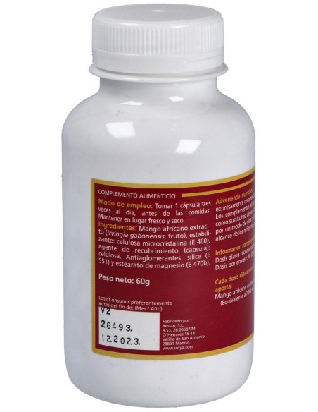 Sotya Mango Africano 650Mg 120Cáps