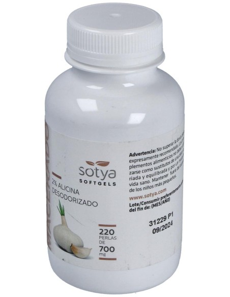 Sotya Ajo Macerado 500Mg 220 Perlas