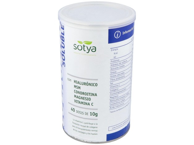 Sotya Colágeno + Ácido Hialurónico + Msm 400G