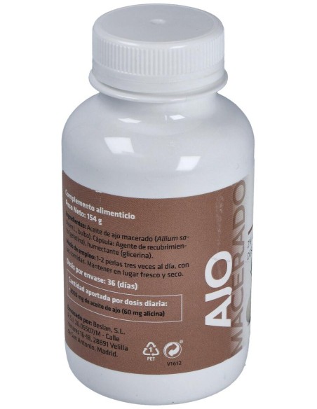 Sotya Ajo Macerado 500Mg 220 Perlas