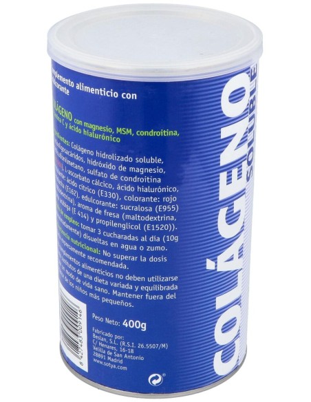 Sotya Colágeno + Ácido Hialurónico + Msm 400G