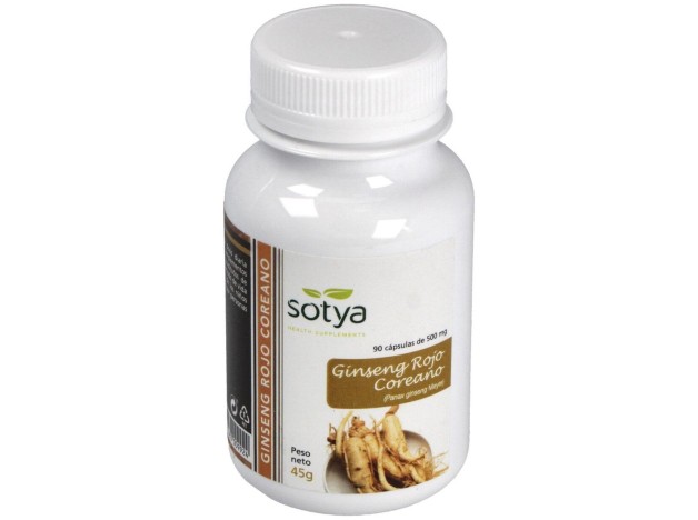 Sotya Ginseng Rojo Coreano 500Mg 90Cáps