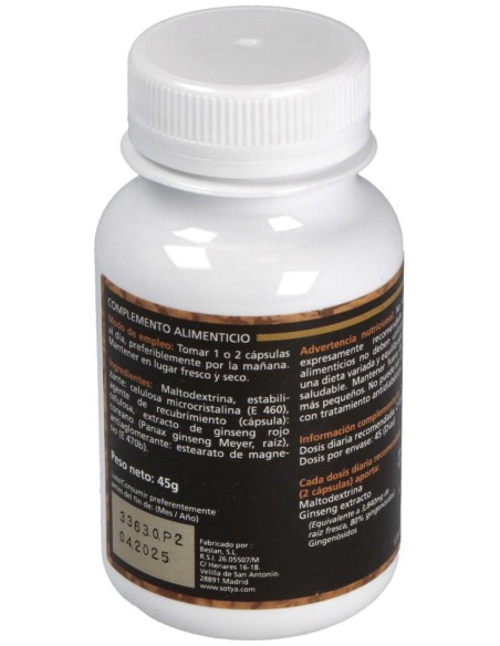 Sotya Ginseng Rojo Coreano 500Mg 90Cáps