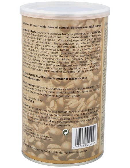 Batido Saciante Capuchino 700Gr.