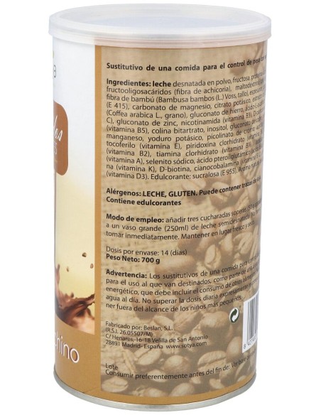 Batido Saciante Capuchino 700Gr.