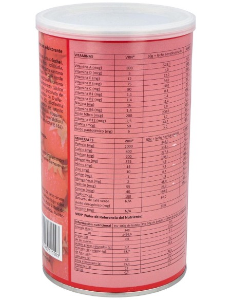 Batido Saciante Fresa 700Gr.