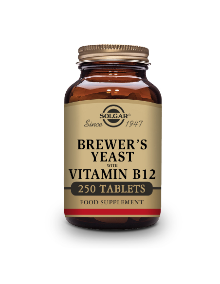 Solgar Levadura Cerveza + Vitamina B12 250 Comprimidos