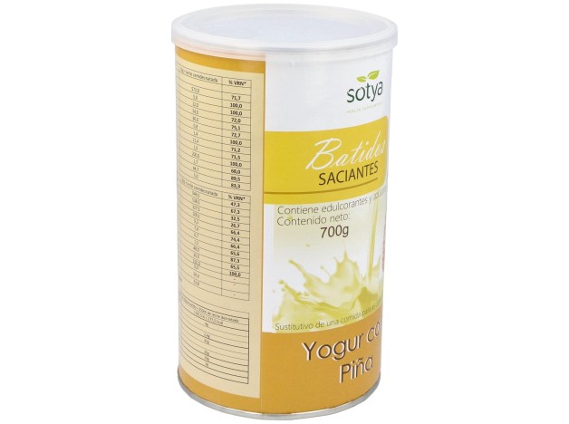 Sotya Batido Saciante De Yogur Piña 700G