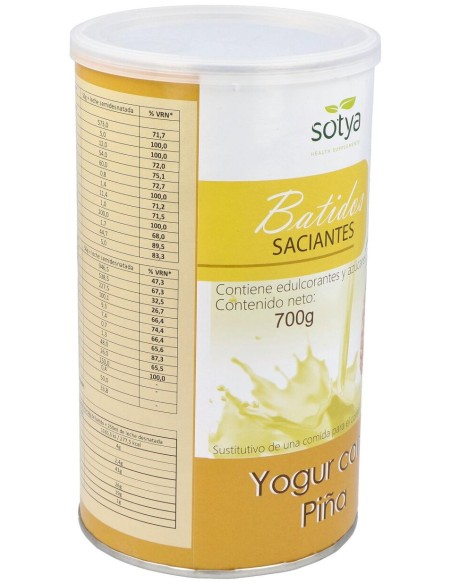 Sotya Batido Saciante De Yogur Piña 700G