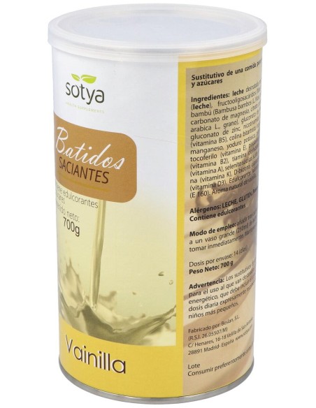 Batido Saciante Vainilla 700Gr.