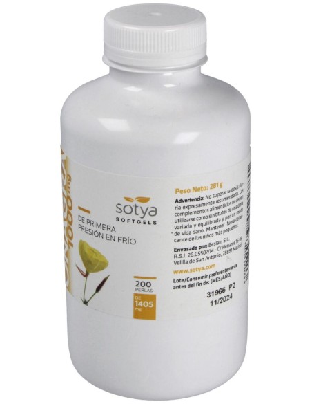 Sotya Onagra 1000Mg 200 Perlas