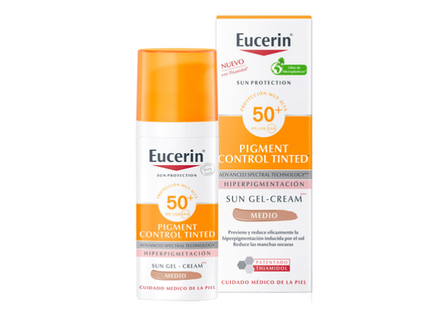 Eucerin Sun Pigment Control SPF50+ con Color Tono Medio 50 ml