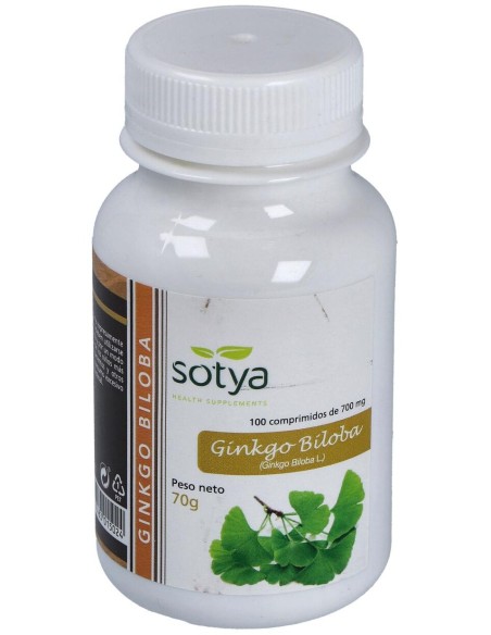 Ginko Biloba 700 Mg Sotya 100 Comprimidos