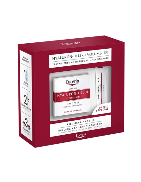 Eucerin Volume Dia Piel Seca 50Ml+Contorno