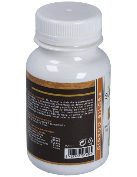Ginko Biloba 700 Mg Sotya 100 Comprimidos