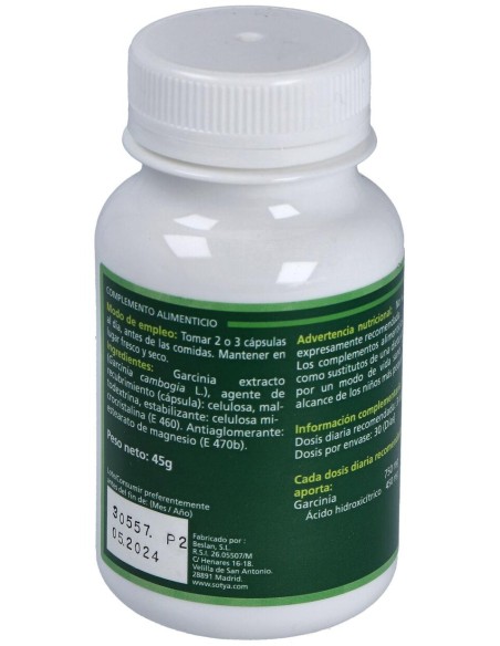 Sotya Garcinia Cambogia 500Mg 90Cáps