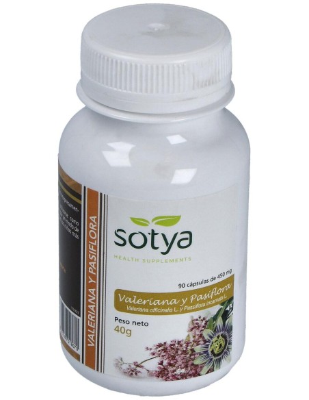 Valeriana Y Pasiflora 450Mg. 90Cap.