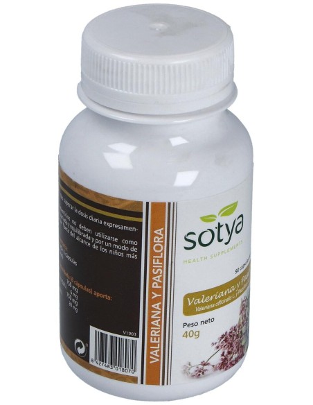 Valeriana Y Pasiflora 450Mg. 90Cap.