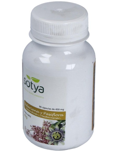 Valeriana Y Pasiflora 450Mg. 90Cap.
