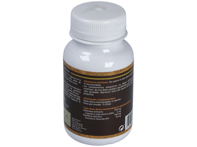 Valeriana Y Pasiflora 450Mg. 90Cap.