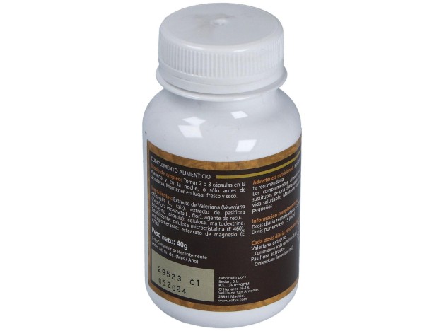 Valeriana Y Pasiflora 450Mg. 90Cap.