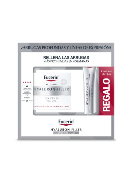 Eucerin Hyaluron Filler Dia Piel seca 50Ml+Contorno