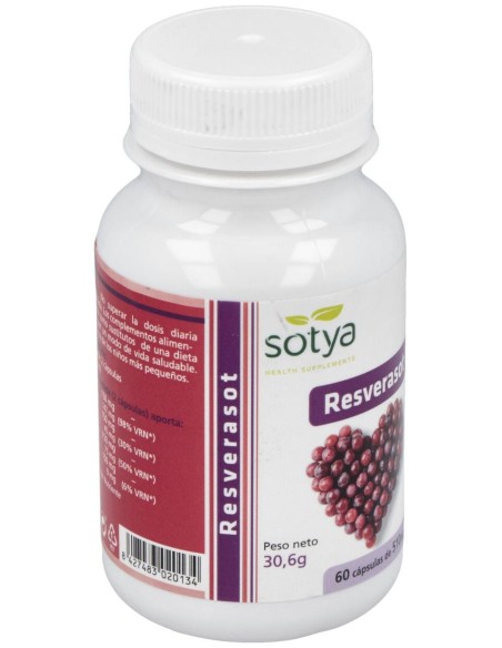 Sotya Resverasot 510Mg 60Cáps