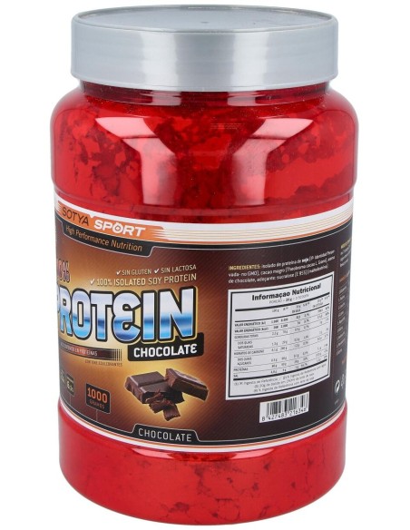 Proteinas Soja 100% Chocolate 1Kg.