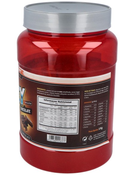 Proteinas Whey Protein 83% Chocolate 1Kg.