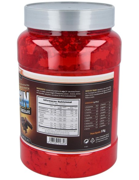Proteinas Soja 100% Chocolate 1Kg.