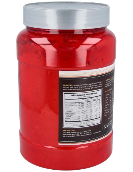 Proteinas Soja 100% Chocolate 1Kg.