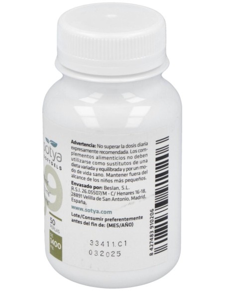 Sotya Omega 3-6-9 1300Mg 50 Perlas