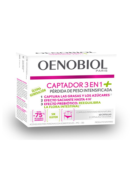 Oenobiol Captador 3 En 1 ¡DUPLO! 60+60 Cápsulas