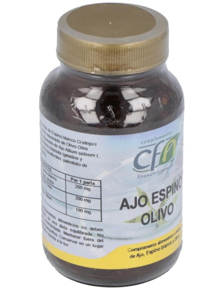Cfn Ajo Espino Blanco Olivo 90Caps