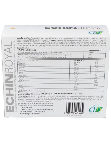 Cfn Echina Royal Sticks 20X10Ml