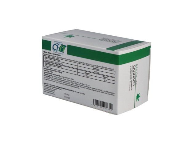 Aceite De Cannabis 1000Mg. 60Cap.Blandas