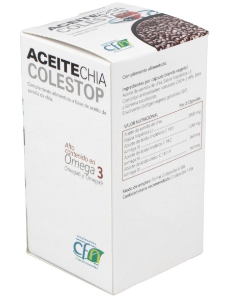 Aceite Chia Colestop (Salvia Hispanica) 60Perlas