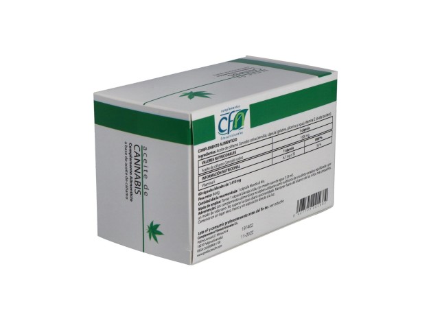 Aceite De Cannabis 1000Mg. 60Cap.Blandas