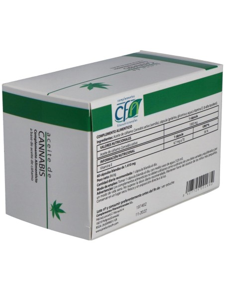 Aceite De Cannabis 1000Mg. 60Cap.Blandas
