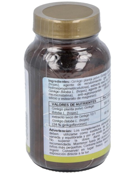 Ginkgo Biloba (24%)St 60Cap.