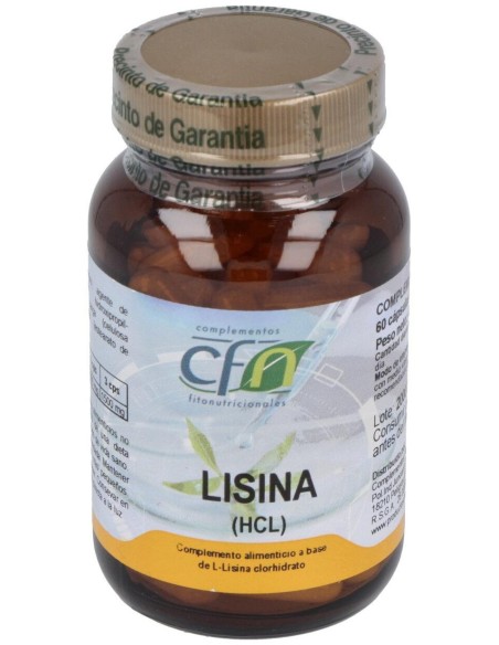 Lisina 500Mg. 60Cap.