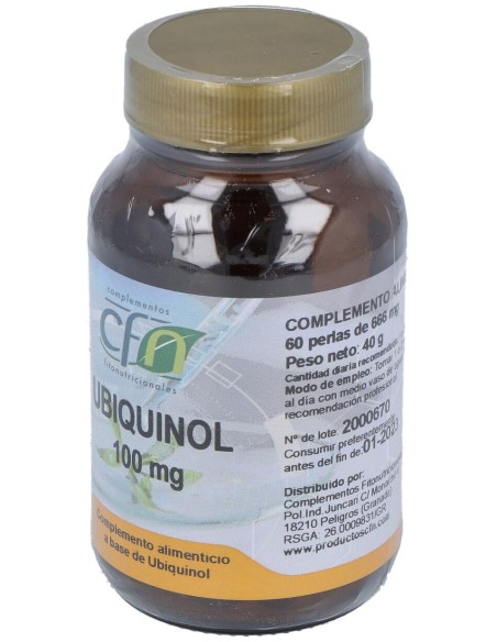 Ubiquinol 100Mg. 60Perlas