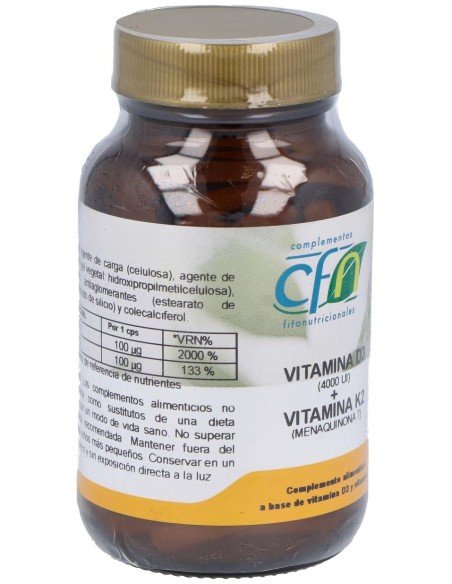Cfn Vitamina D3+K2 60Caps