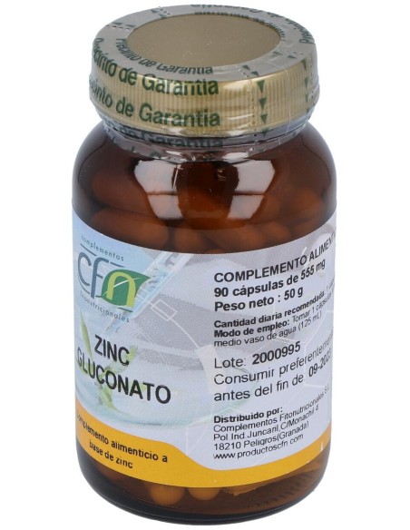 Cfn Zinc Gluconato 90Caps