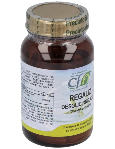 Cfn Regaliz Desglicirrizado 60Caps