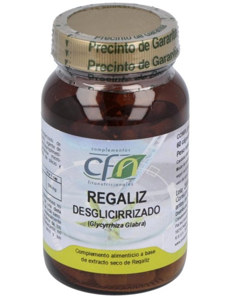 Cfn Regaliz Desglicirrizado 60Caps