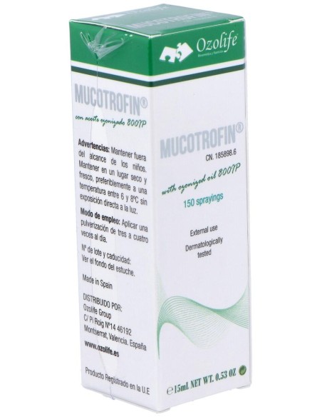 Mucotrofin Aceite Ozonizado 15Ml