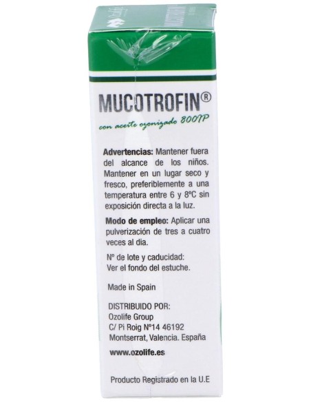 Mucotrofin Aceite Ozonizado 15Ml